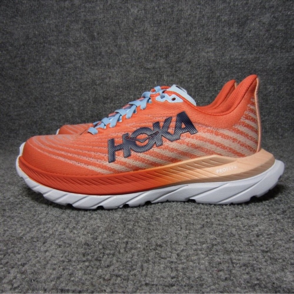 Hoka One One Mach 5 Running Shoes Orange Athletic Womens Size 9